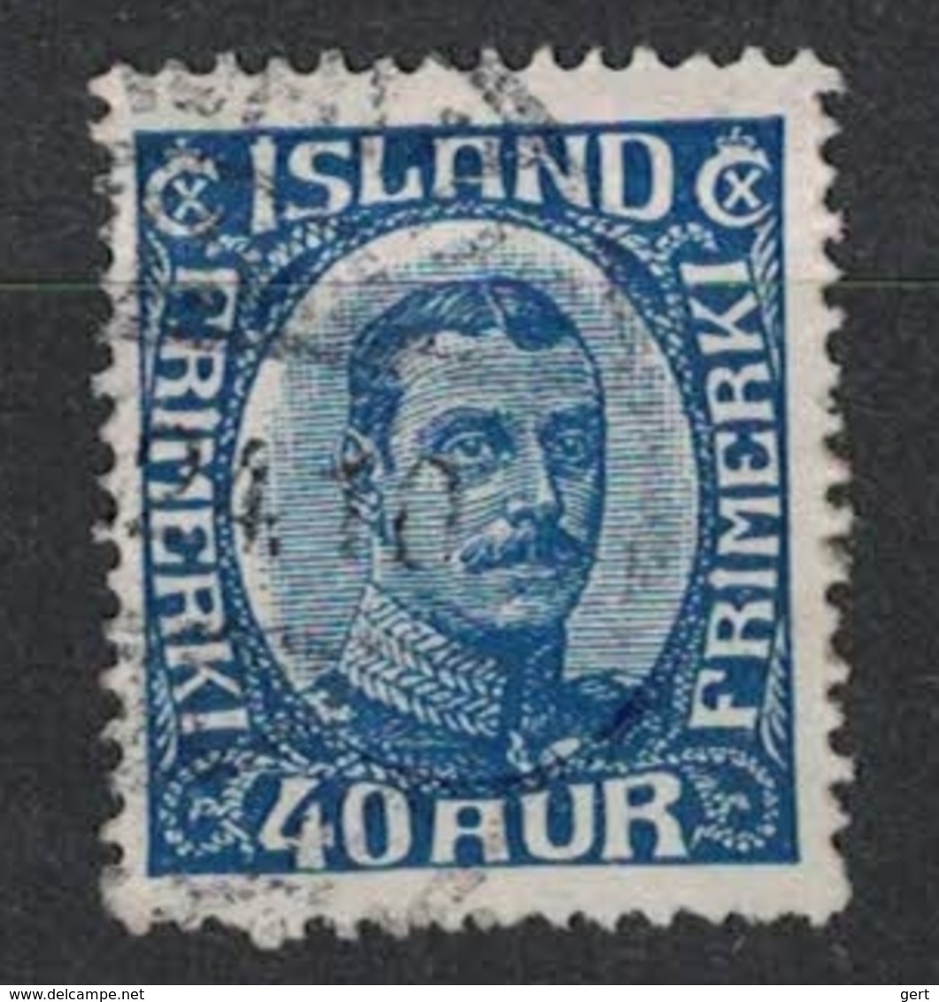 Island Mi Nr 103 - 40 Aur - Oblitérés