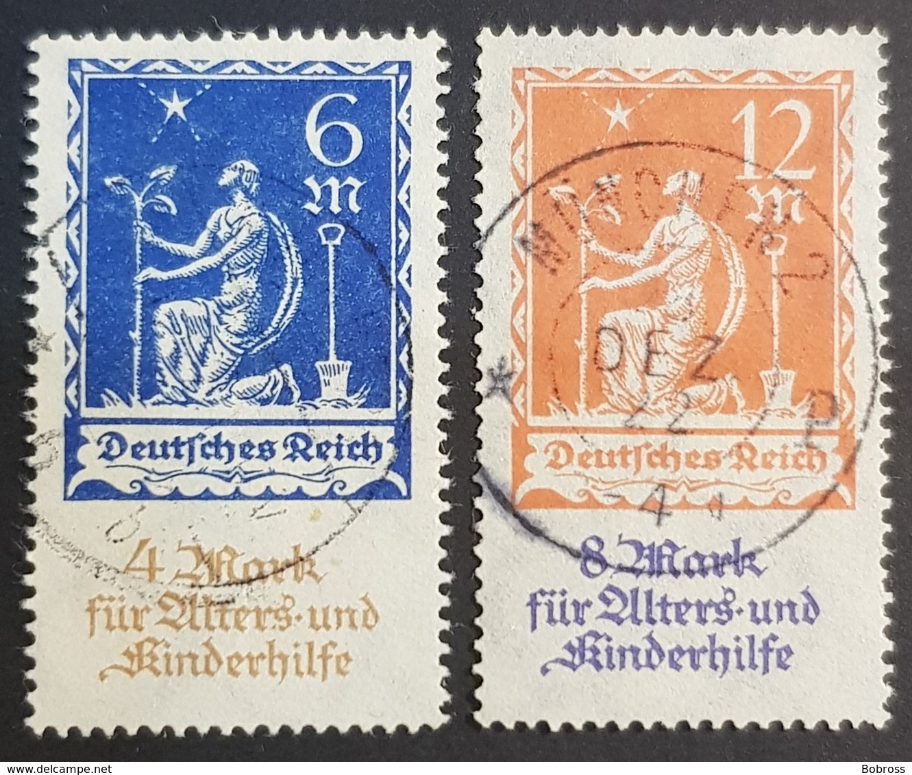 1922 Deutsches Reich , Germany, Charity Stamps, *,**, Or Used - Gebraucht