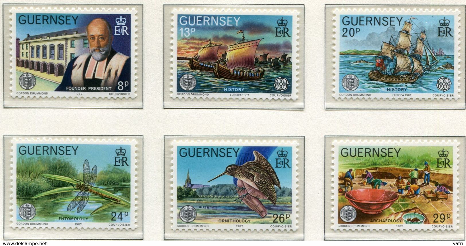 Guernsey - 1982 - Mi. 245/250 ** - Guernsey