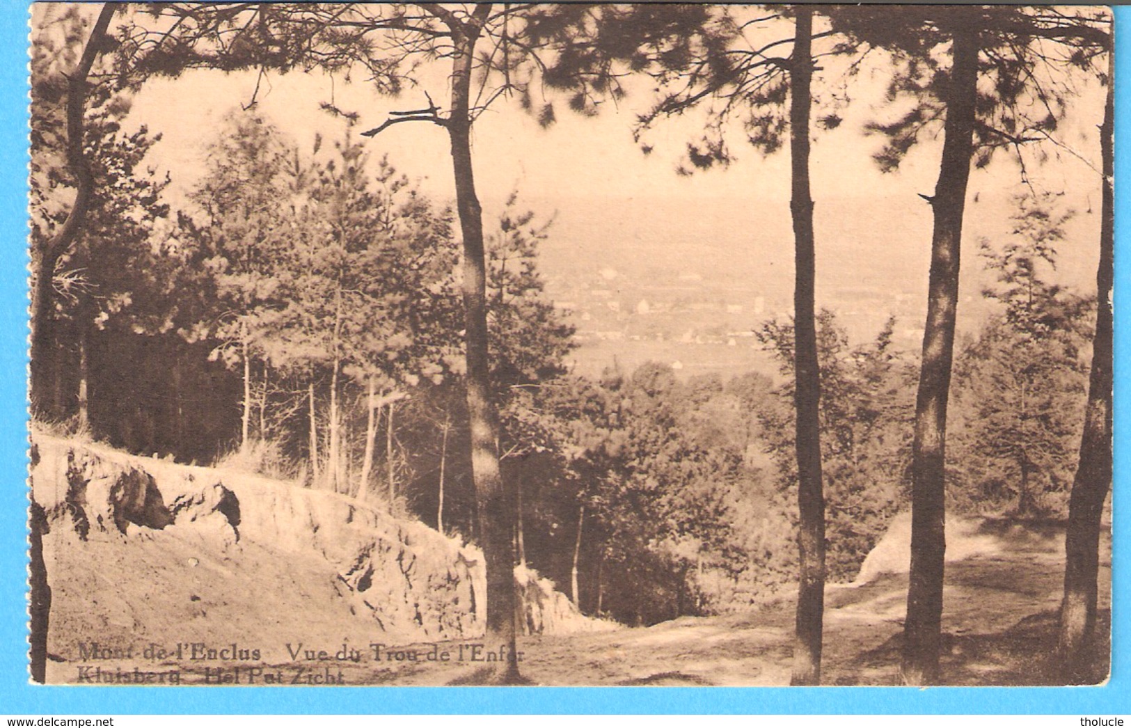 Orroir-Mont-de-L'Enclus(Hainaut)-Kluisberg+/-1930-Vue Du Trou De L'Enfer-Het Put Zicht-Photo Albert, Orroir Mont De L'E. - Kluisbergen