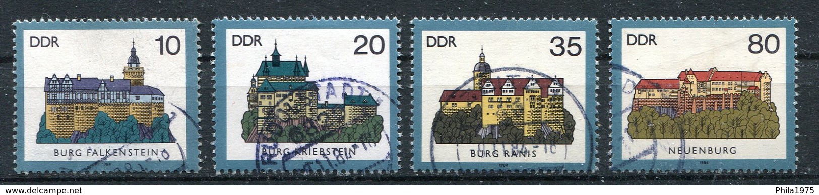 DDR Michel-Nr. 2910-2913 Gestempelt Tagesstempel - Gebraucht