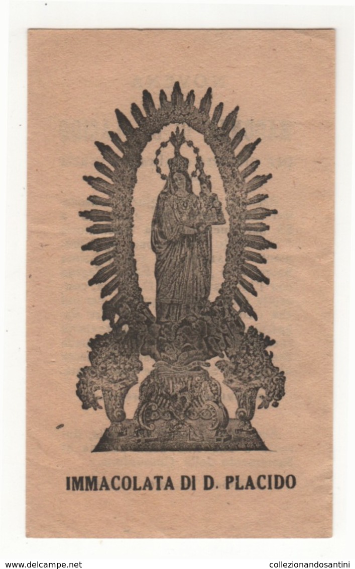 Santino Antico Madonna Di Don Placido Da Napoli - Religione & Esoterismo
