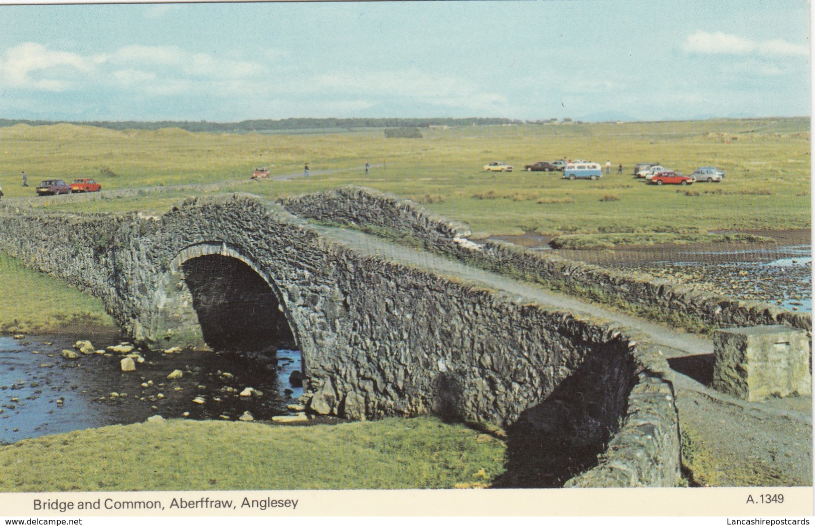 Postcard Bridge And Common Aberffraw Anglesey My Ref  B13131 - Anglesey