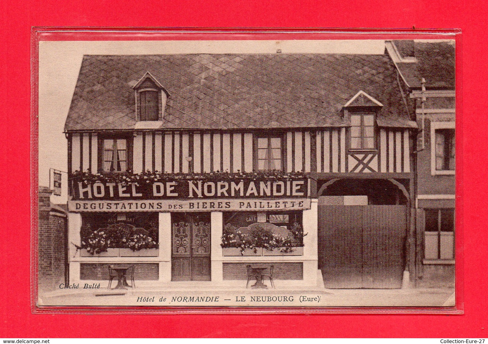 27-CPA LE NEUBOURG - HOTEL DE NORMANDIE - Le Neubourg