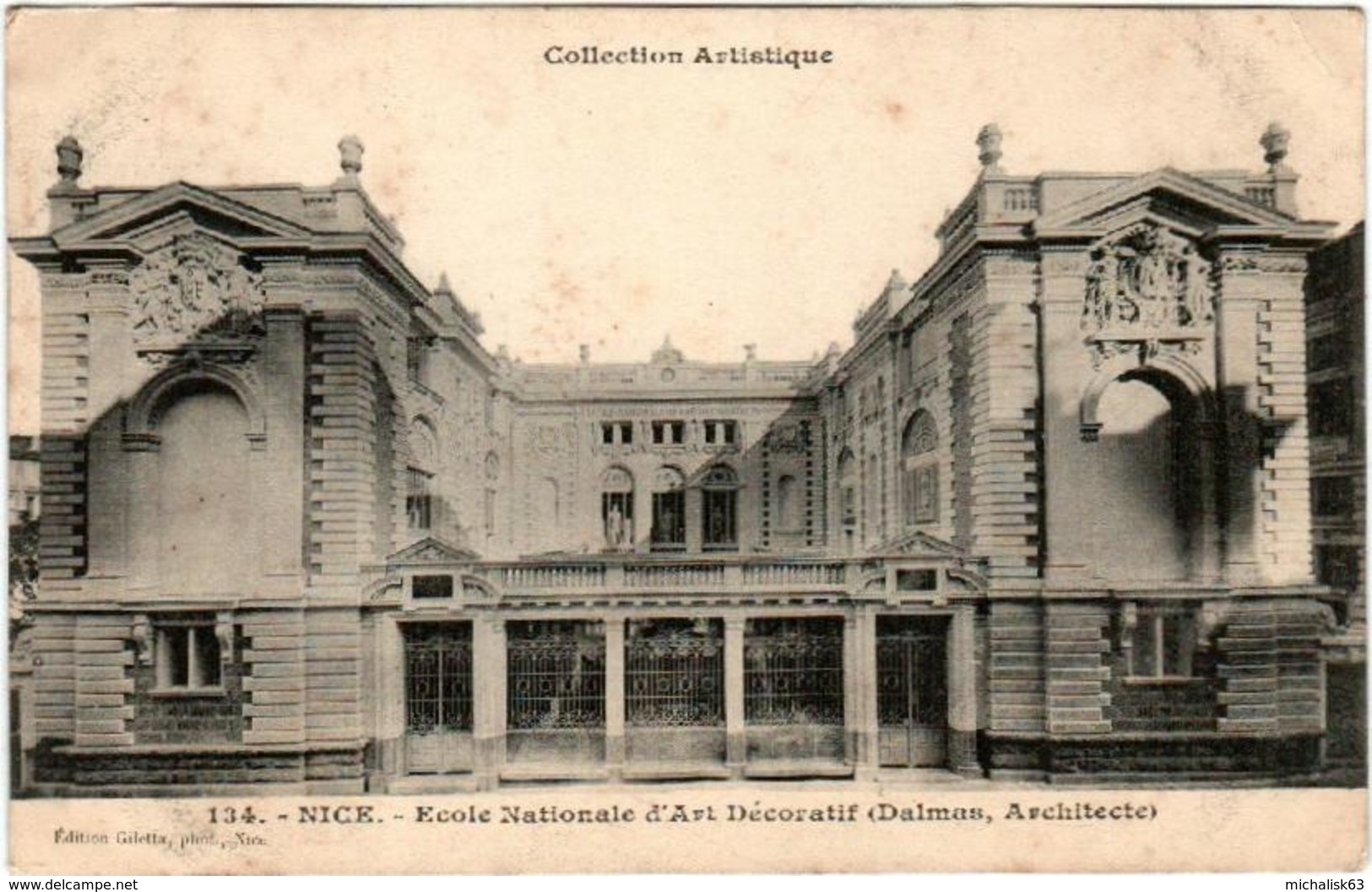 51ef  85 CPA - NICE - ECOLE NATIONALE D'ART DECORATIF - Other & Unclassified