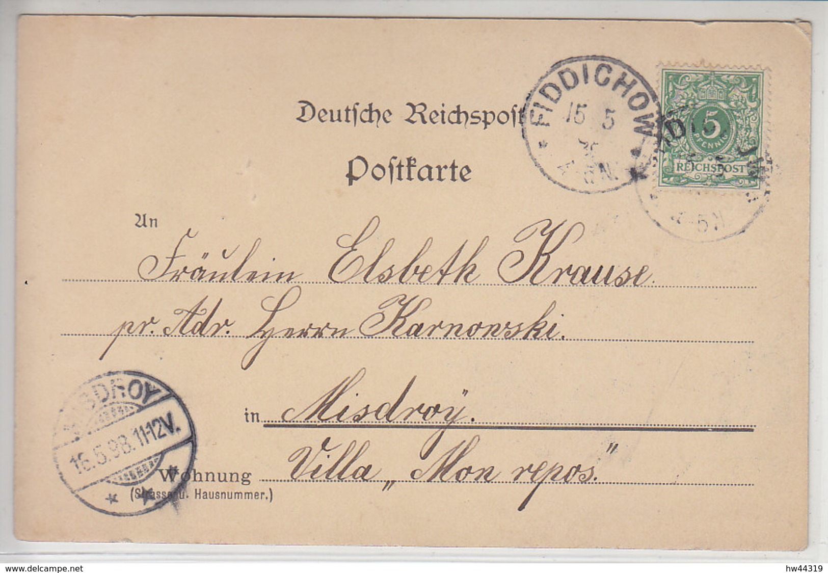 Gruss Aus Fiddichow - 1898 Vorläufer - Pommern