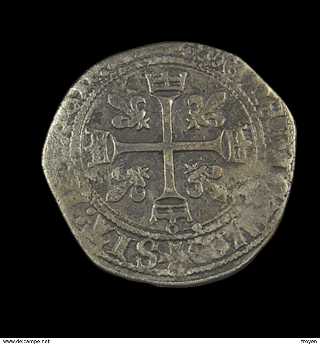 Karolus  - Charles VIII - France - 1483-98 - ° 1  Châlons Sur Marne -  Billon - TB - 2,50gr. - - 1483-1498 Karl VIII. Der Freundliche