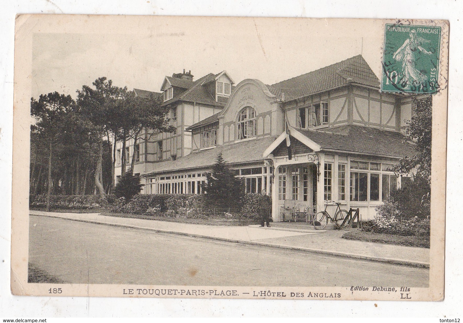 Carte Postale Le Touquet Paris Plage L' Hotel Des Anglais - Le Touquet