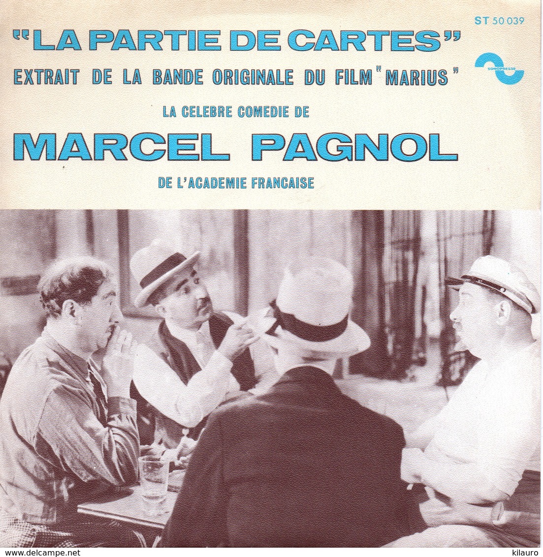 Vinyle 45 T - Marcel Pagnol - Bande Original Du Film Marius Et Fanny  - Comédie La Partie De Cartes - Filmmusik