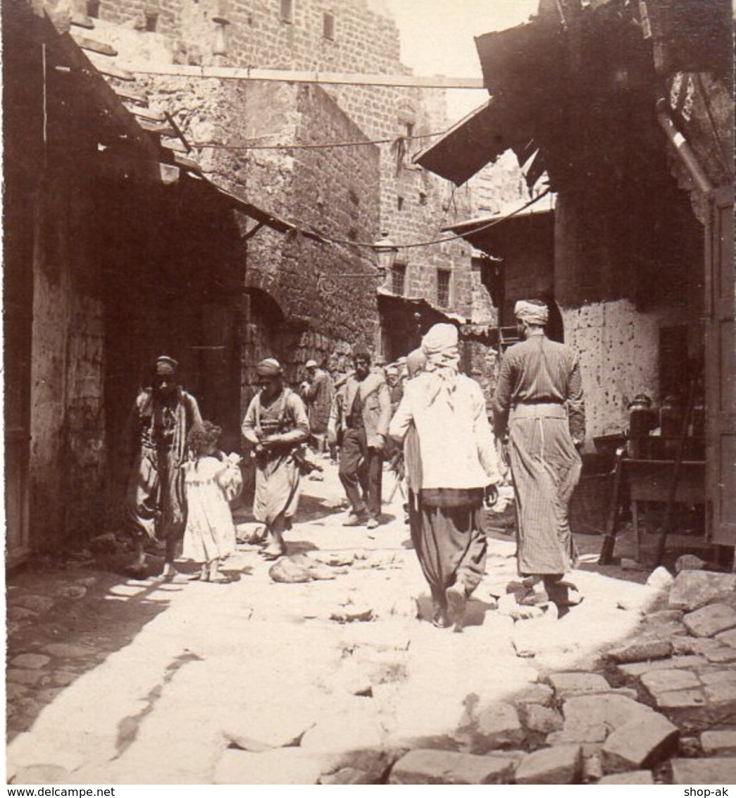 AK-1489/ Beyrouth Libanon Altstadt  Stereofoto V Alois Beer ~ 1900 - Stereoscopic