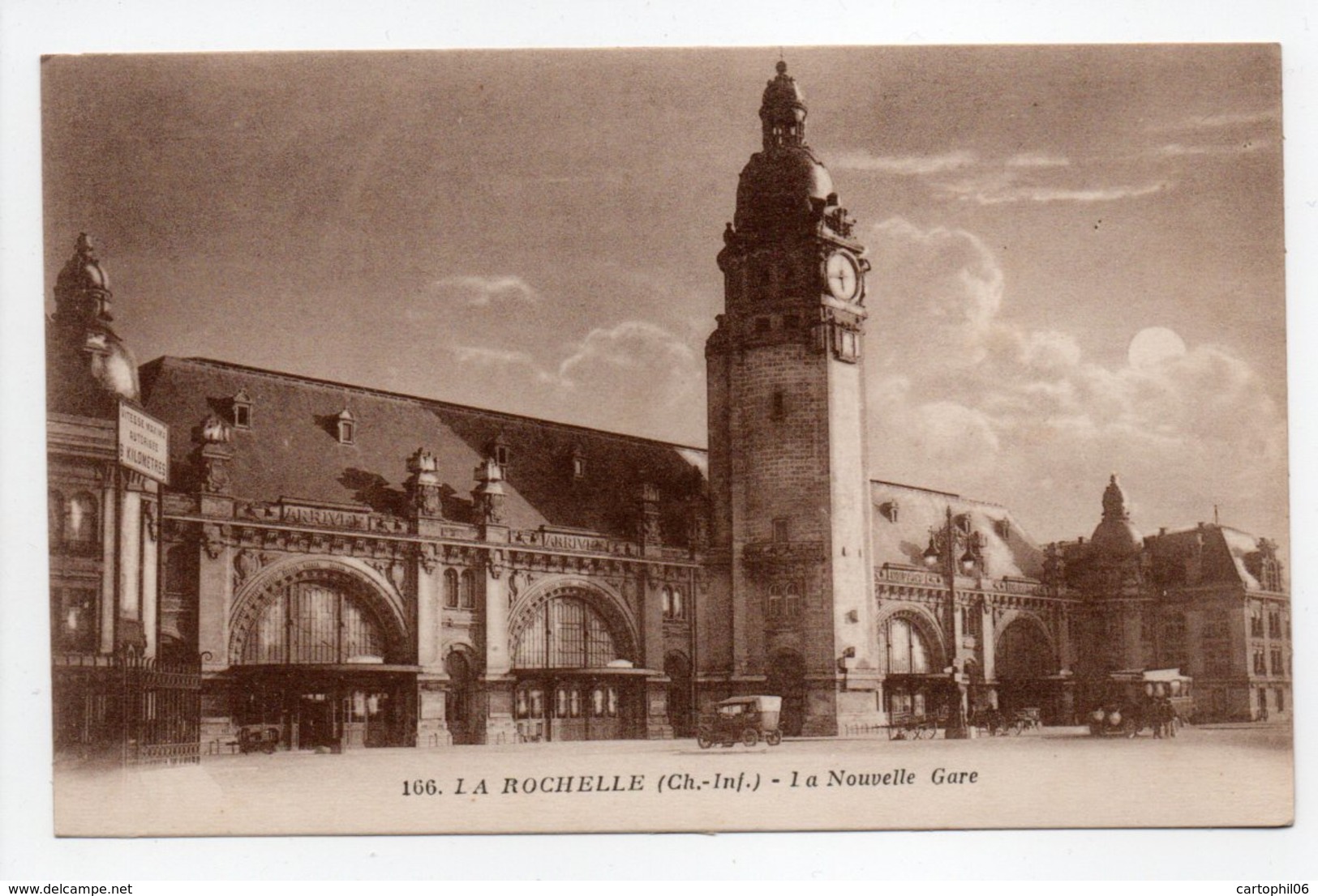 - CPA LA ROCHELLE (17) - La Nouvelle Gare - Edition J. NOZAIS 166 - - La Rochelle