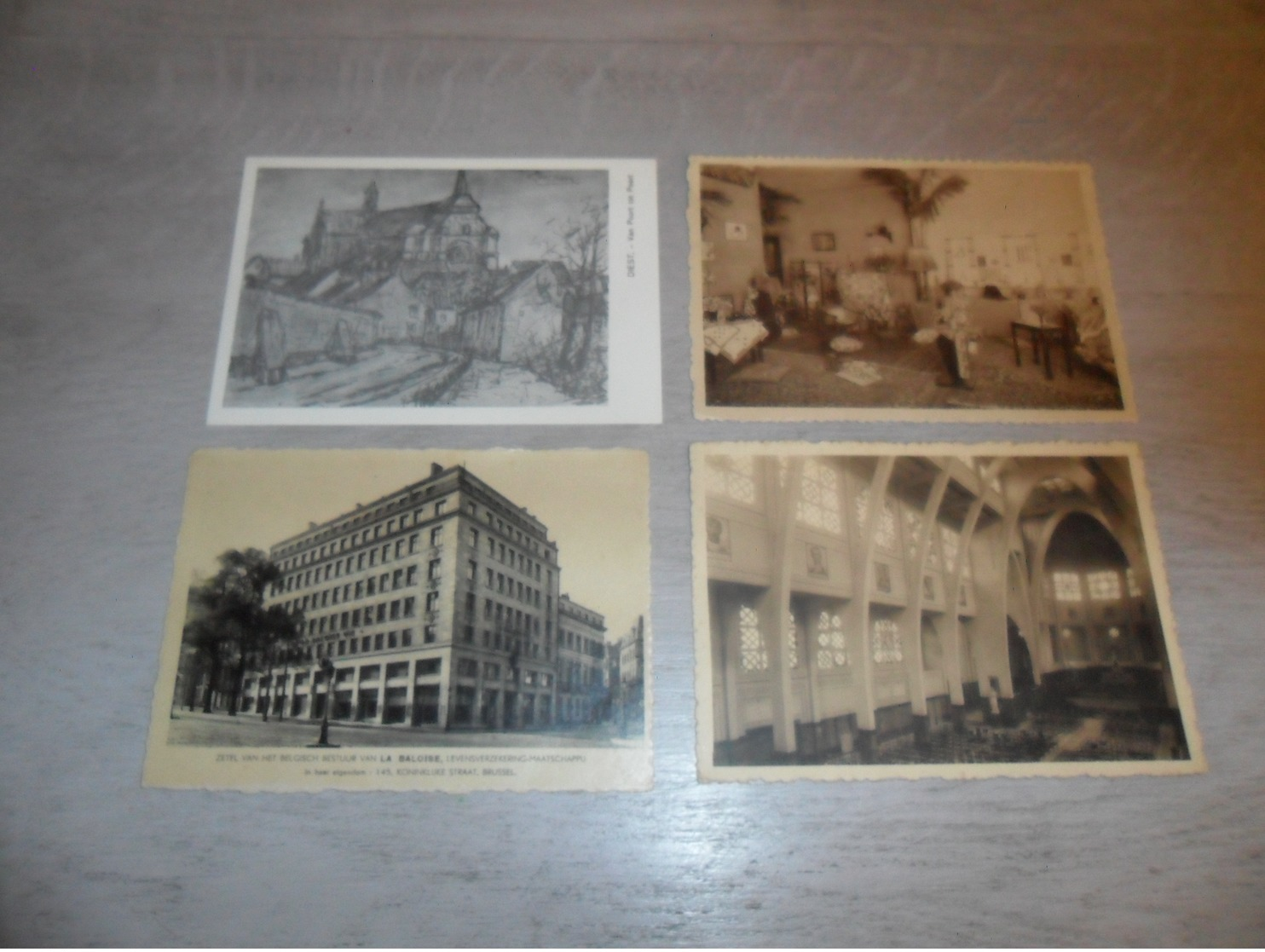 Beau lot de 60 cartes postales de Belgique  grand format      Mooi lot van 60 postkaarten van België groot formaat