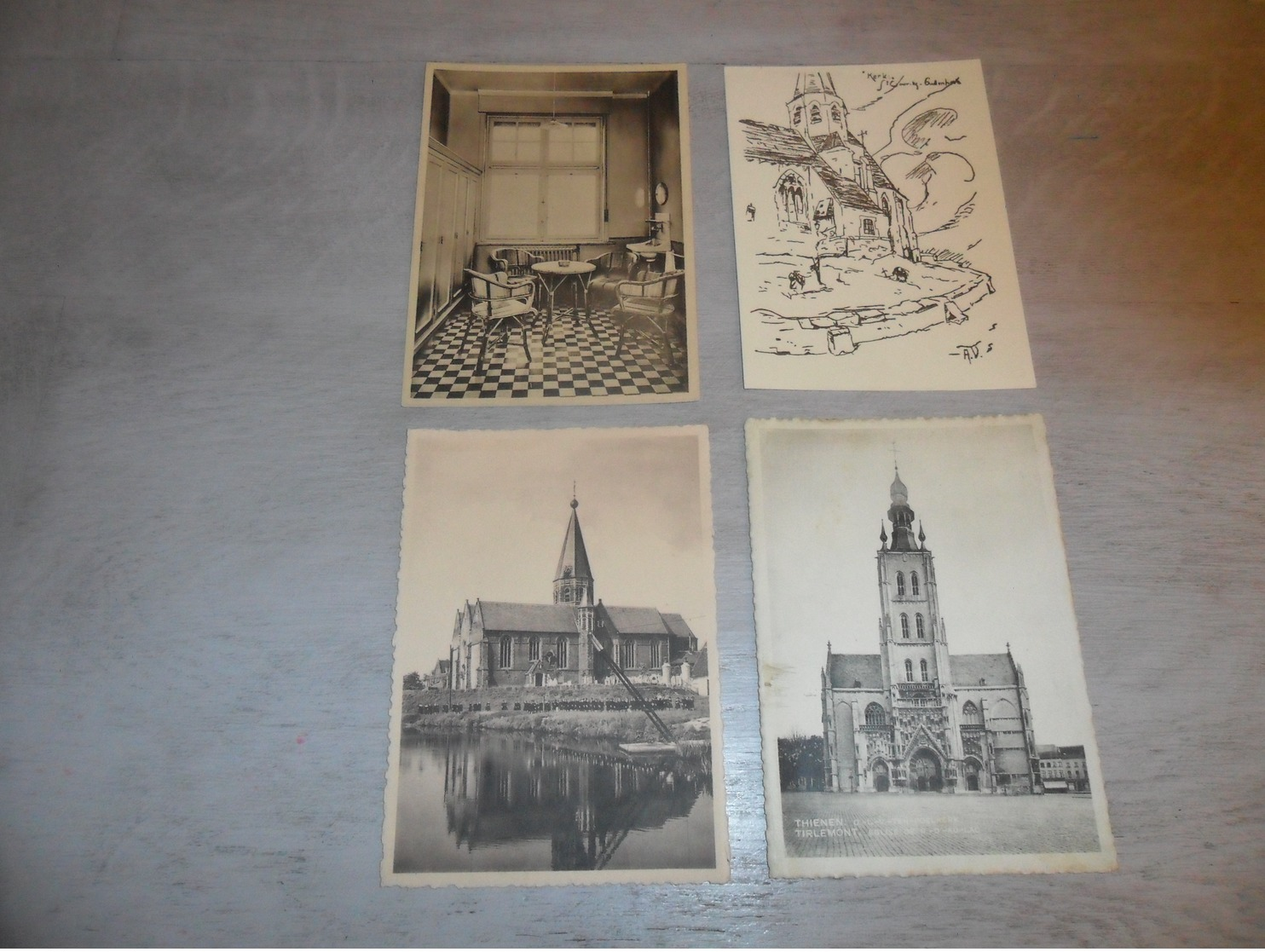 Beau lot de 60 cartes postales de Belgique  grand format      Mooi lot van 60 postkaarten van België groot formaat