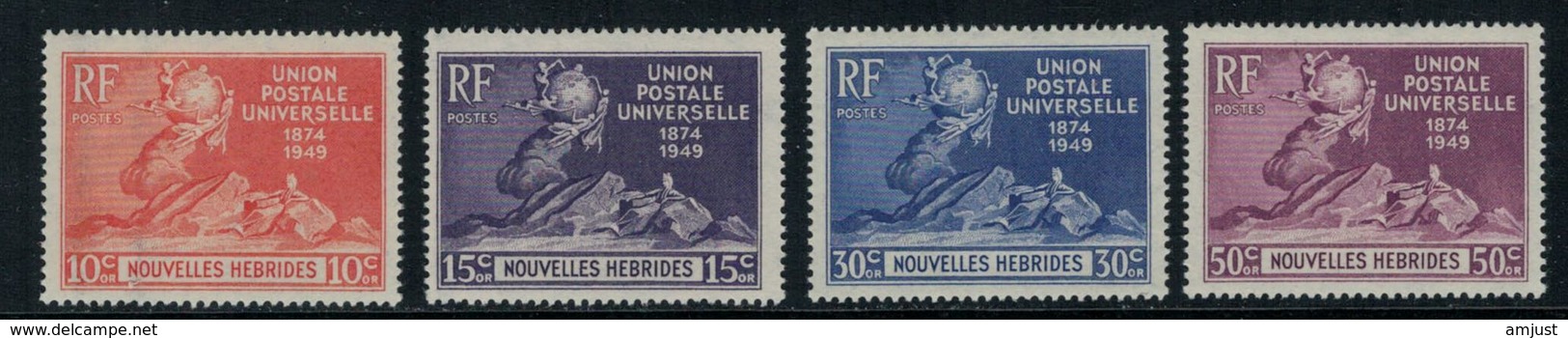 Nouvelles Hébrides // 1940-1959 // 75ème Anniversaire De L'UPU Timbres Neufs** MNH No. Y&T 136-139 - Unused Stamps