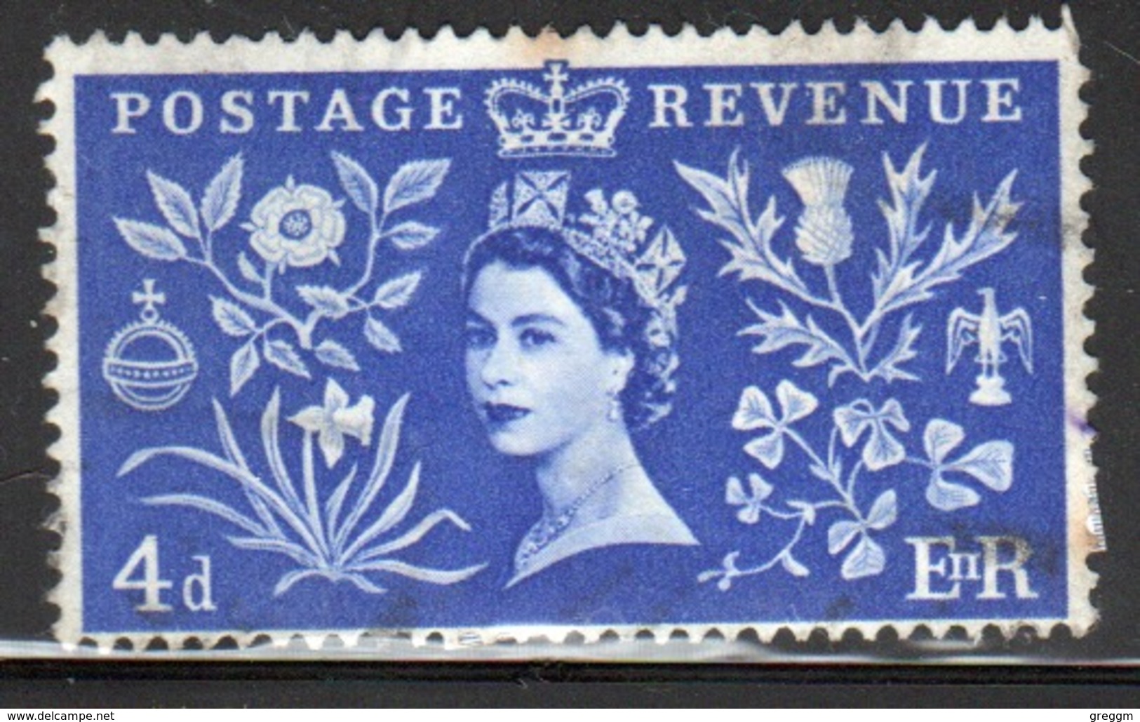 GB Queen Elizabeth 1953 Single Stamp Celebrating The Coronation. - Nuovi