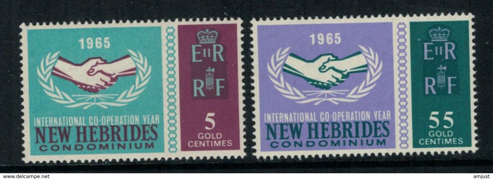 New Hebrides // 1960-1980 // 20ème Anniversaire Des Nations-Unies Timbres Neufs** MNH No. Y&T 225-226 - Neufs