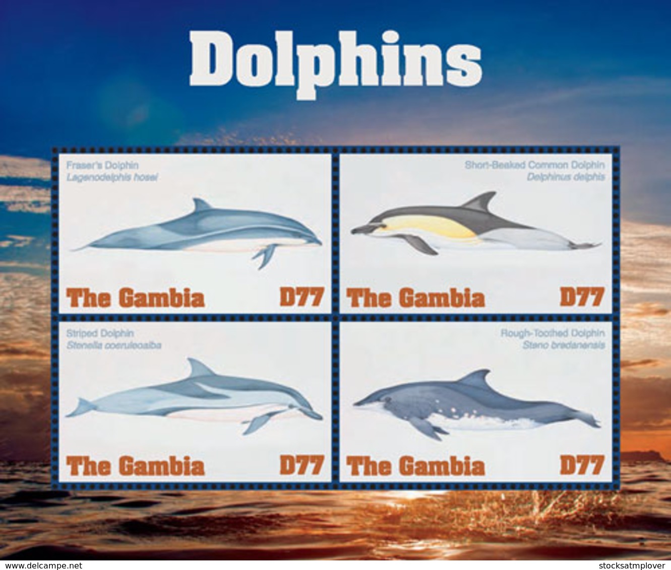 Gambia  2018  Fauna Dolphins  I201901 - Gambia (1965-...)