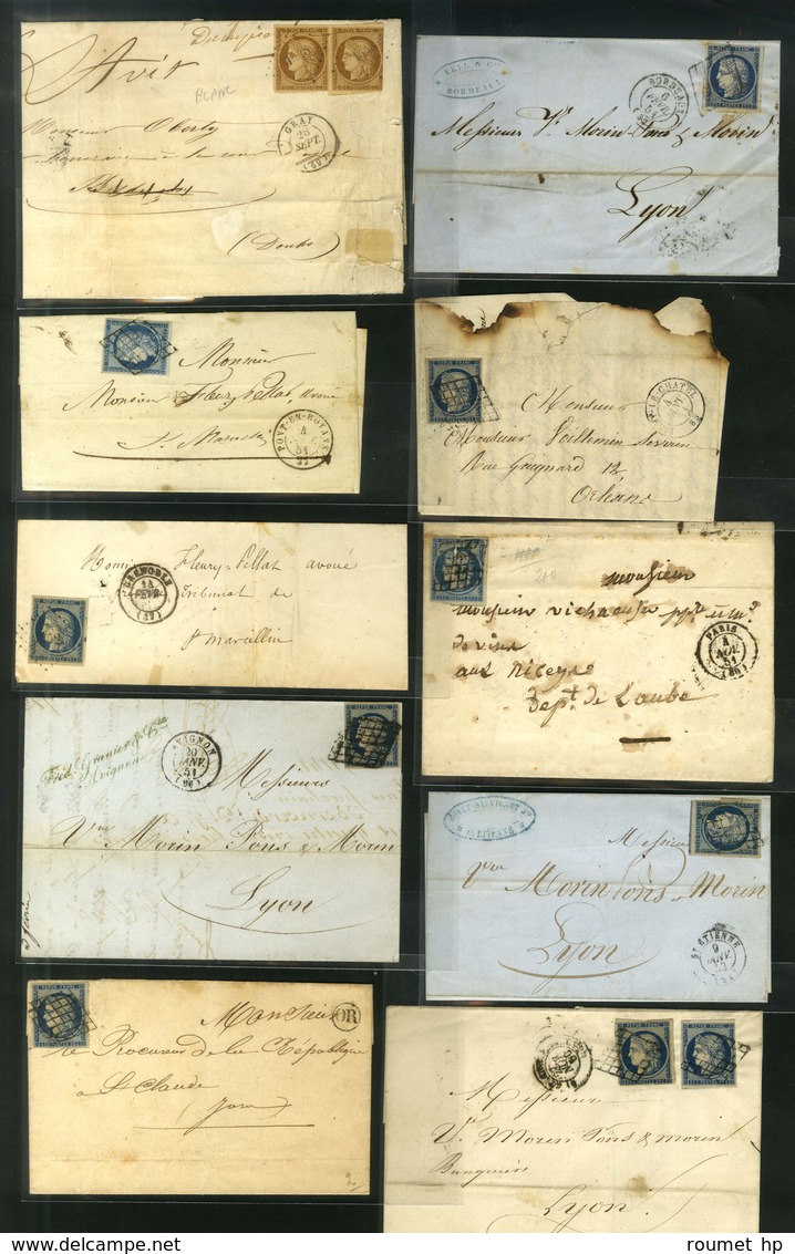 Lot De 30 Lettres De 1849 à 1863. - B / TB. - 1852 Louis-Napoleon