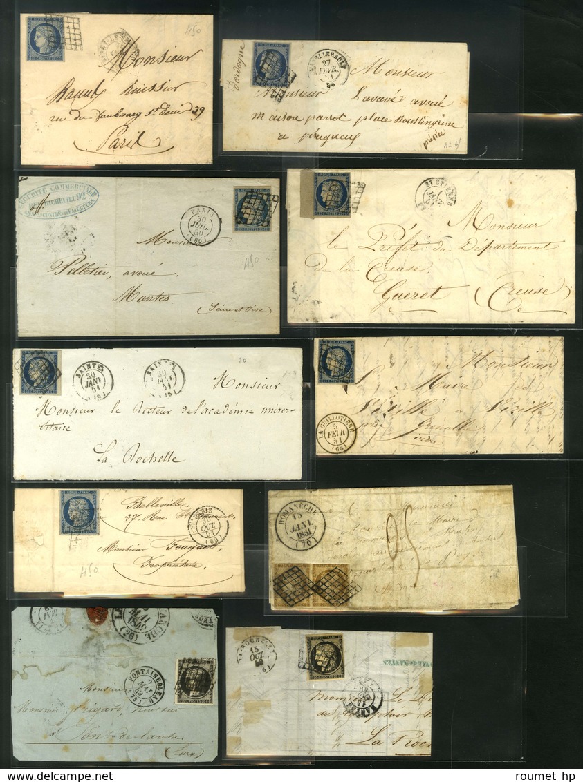 Lot De 30 Lettres De 1849 à 1863. - B / TB. - 1852 Louis-Napoleon