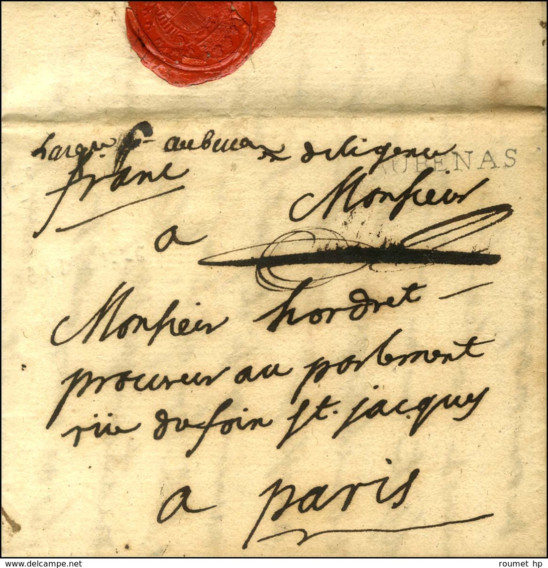 AUBENAS (L N° 2) + '' Franc '' (L N° 4) Sur Lettre Avec Texte Daté 1776. - TB. - 1701-1800: Précurseurs XVIII