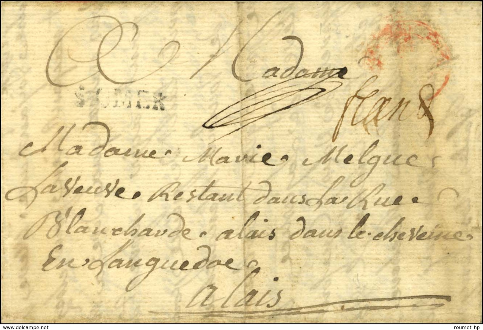 S OMER + '' Franc '' Sur Lettre Avec Texte Daté 1763. - TB. - 1701-1800: Précurseurs XVIII