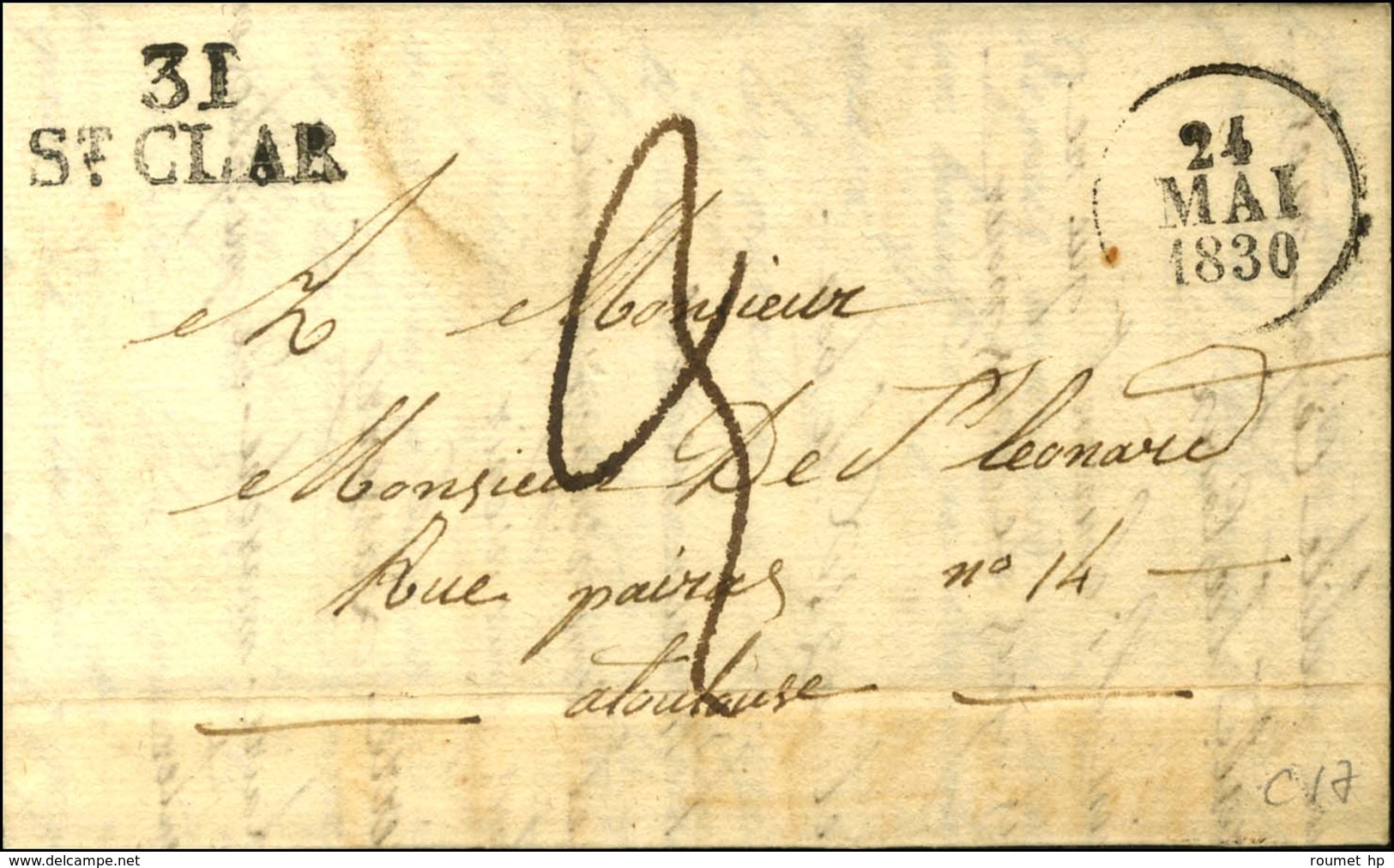 31 / ST CLAR Dateur A. 1830. - SUP. - 1801-1848: Précurseurs XIX