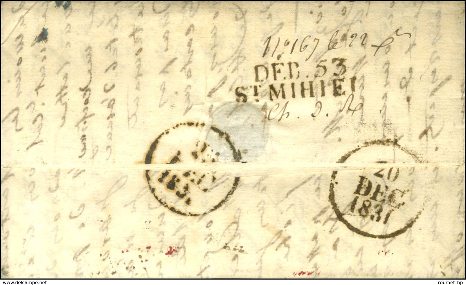 DEB. 53 / ST MIHIEL Sur Lettre Avec Texte Daté De Vendôme. 1831. - TB / SUP. - R. - 1801-1848: Précurseurs XIX