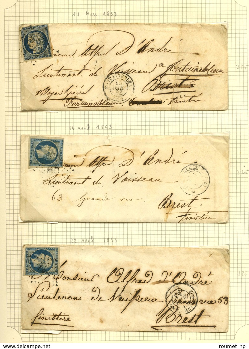 Archives De 44 Lettres Entre 1852 Et 1870. - B / TB. - Collections