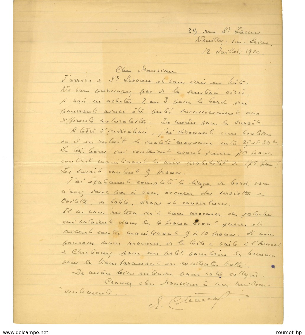 CHARCOT Jean-Baptiste (1867-1936), Savant Et Explorateur. - Autres & Non Classés