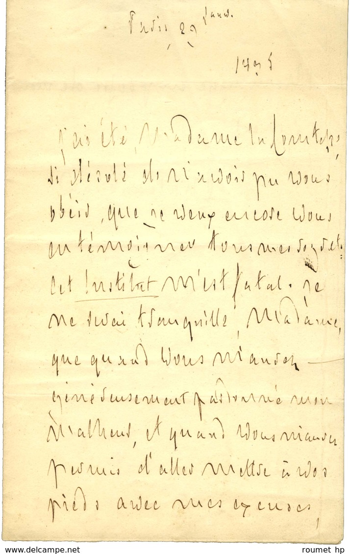 CHATEAUBRIAND François René Vicomte De (1768-1848), écrivain, Homme Politique. - Andere & Zonder Classificatie