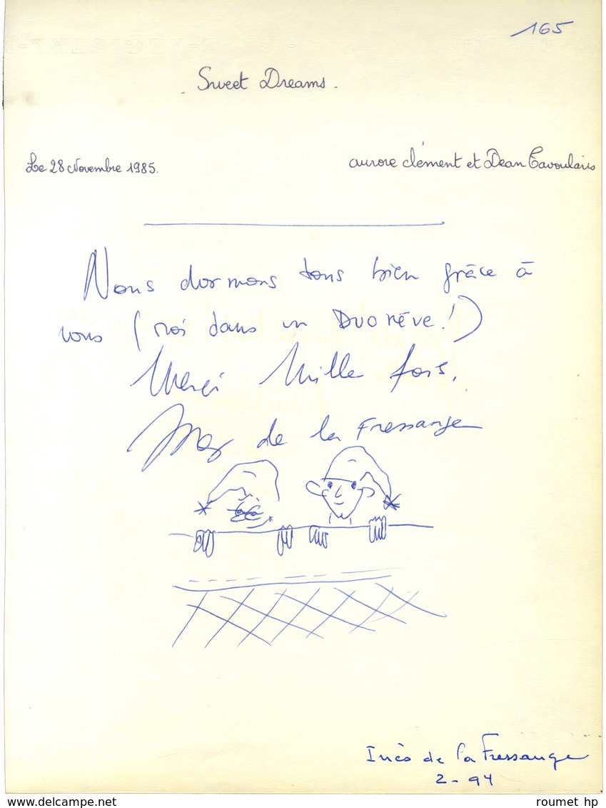 FRESSANGE Inès De La (né En 1957), Mannequin égérie De Chanel, Styliste Et Journaliste. - Autres & Non Classés