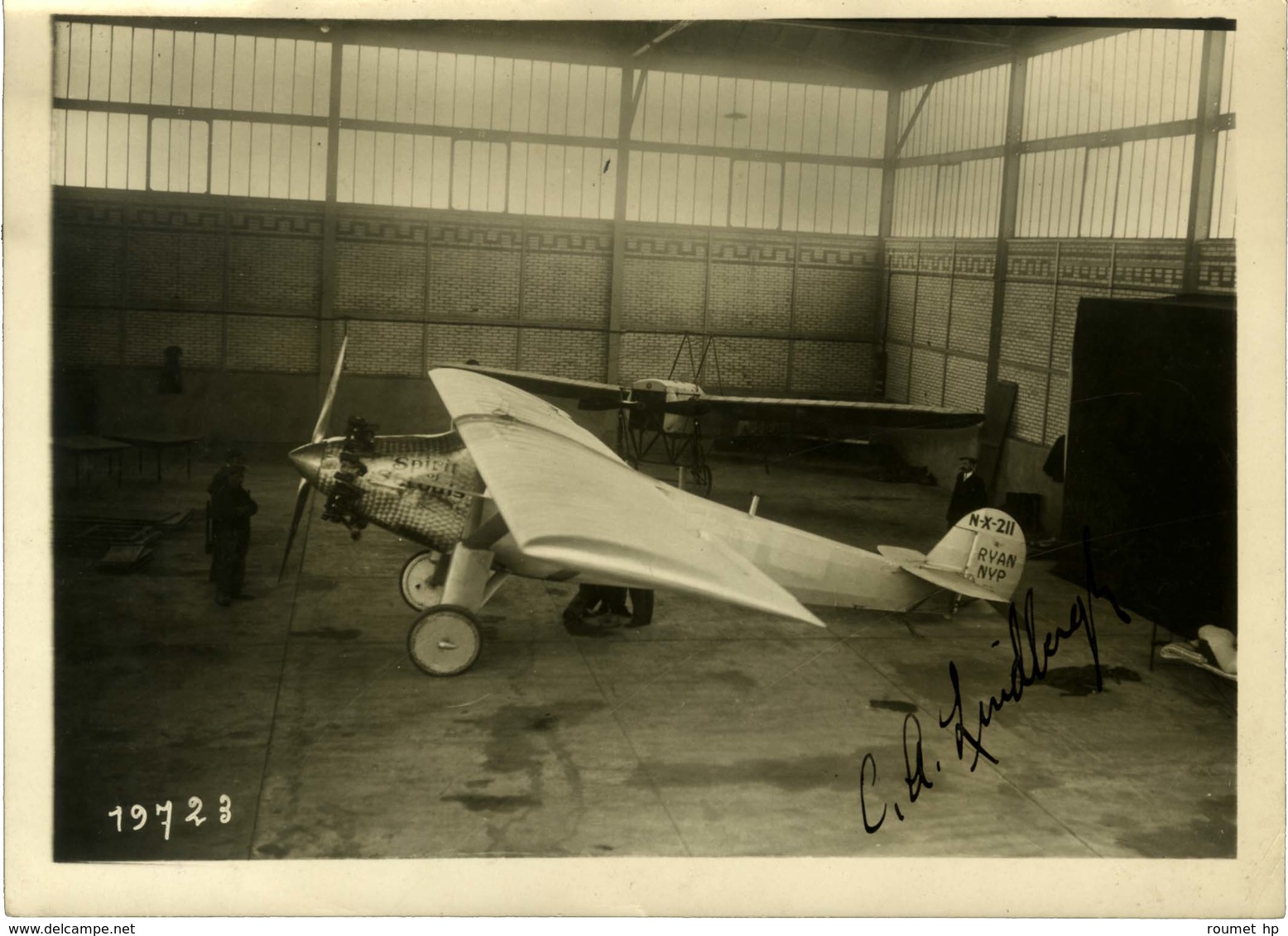 LINDBERGH Charles (1902-1974), Aviateur Ayant Réalisé Le 1er Vol New York - Paris En 1927. - Autres & Non Classés