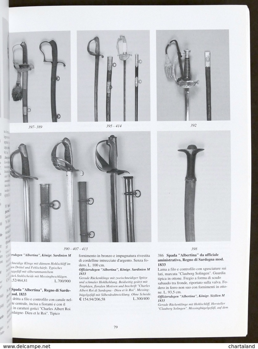 Catalogo Asta - Auction - Czerny's - Armi Antiche Armature Militaria - 1999 - Altri & Non Classificati