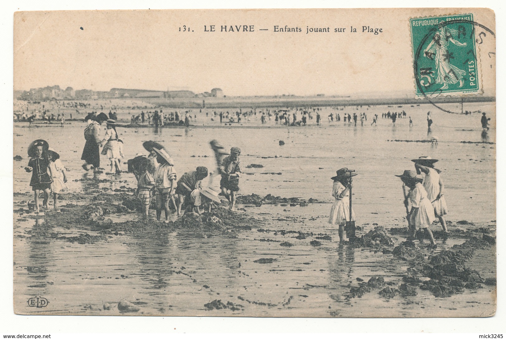 Le Havre - Enfants Jouant Sur La Plage - E.L.D. - Non Classés