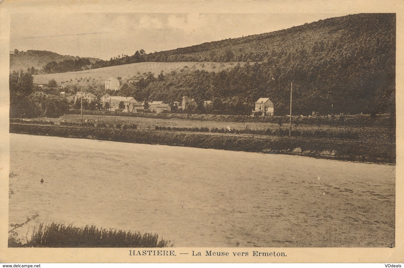 CPA - Belgique - Hastière - La Meuse Vers Ermeton - Hastière