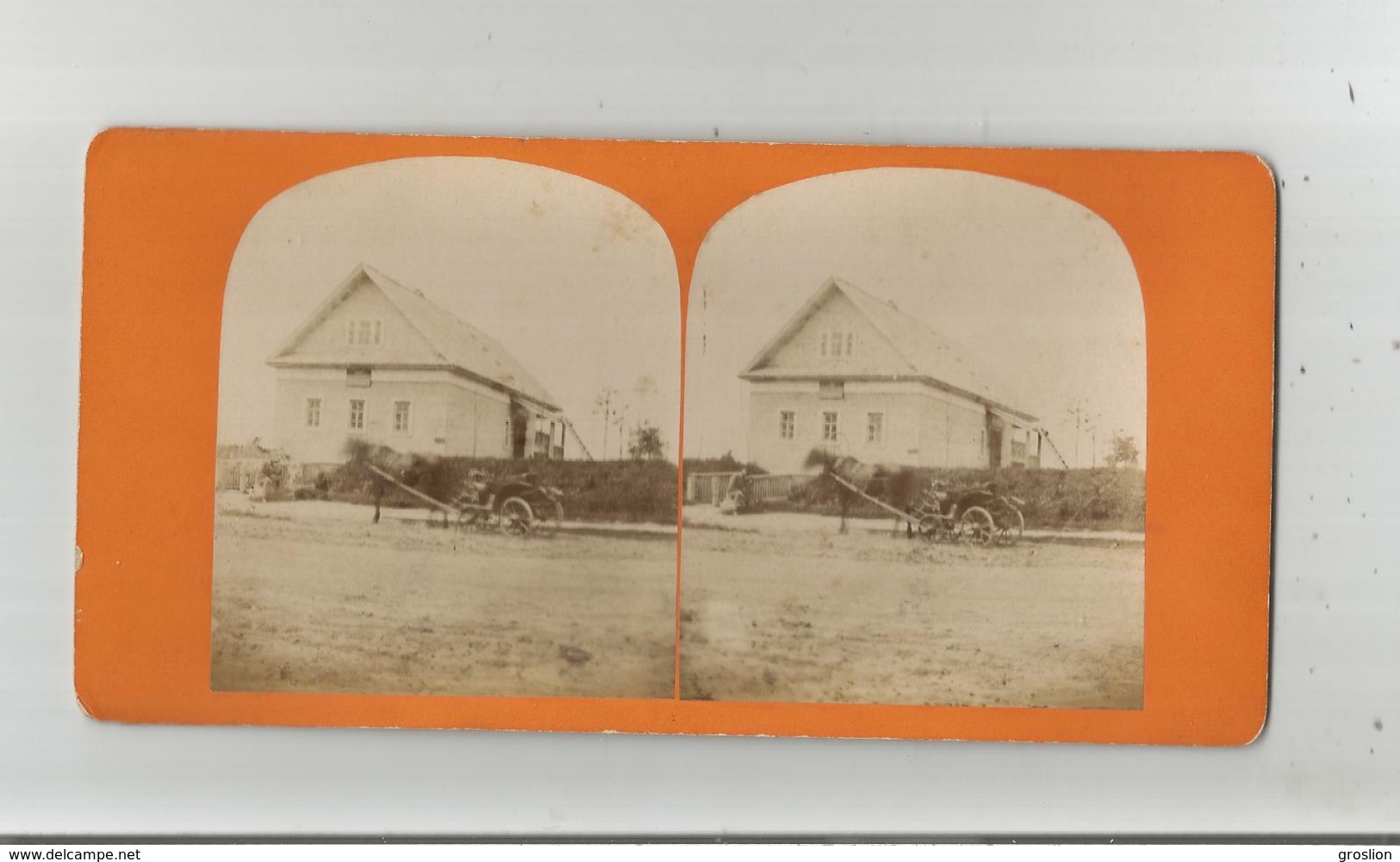 RUSSIE (RUSSIA) PHOTO STEREO ANCIENNE MAISON A MOSCOU - Photos Stéréoscopiques