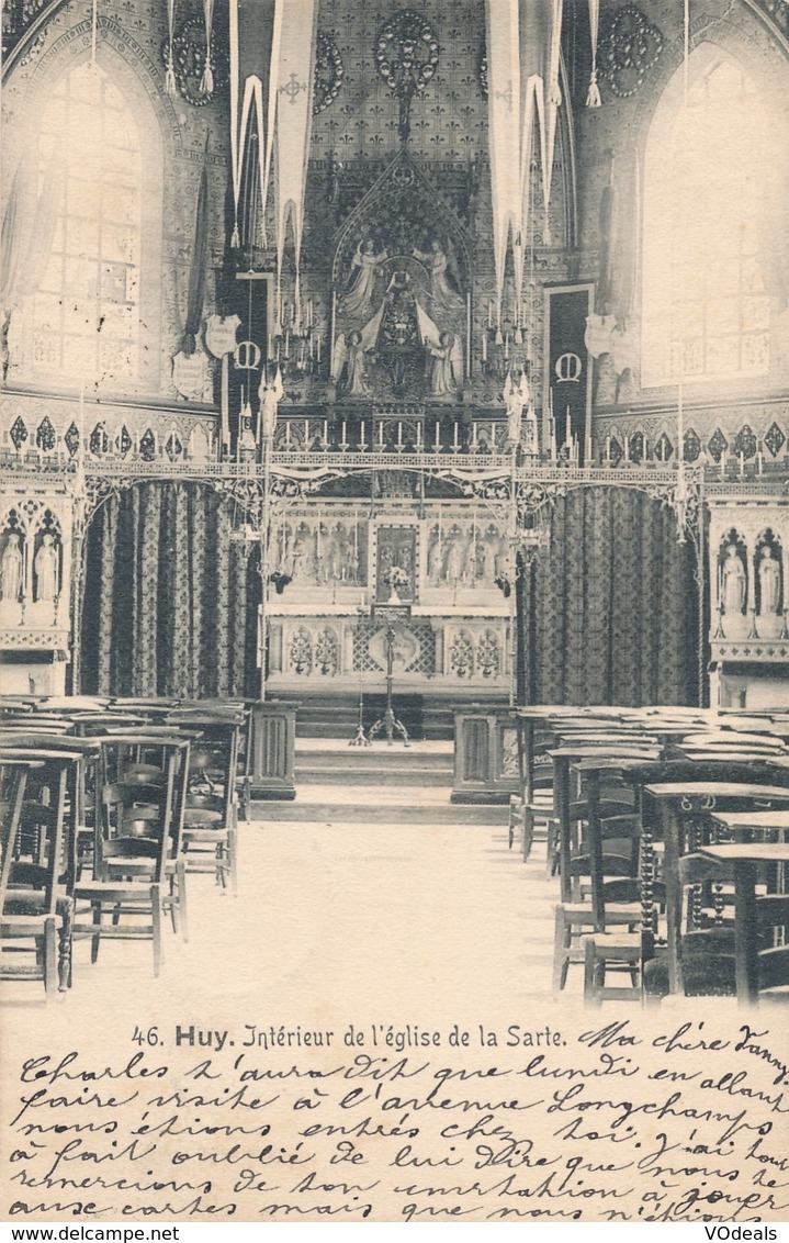 CPA - Belgique - Huy - Intérieur De L'Eglise De La Sarte - Hoei