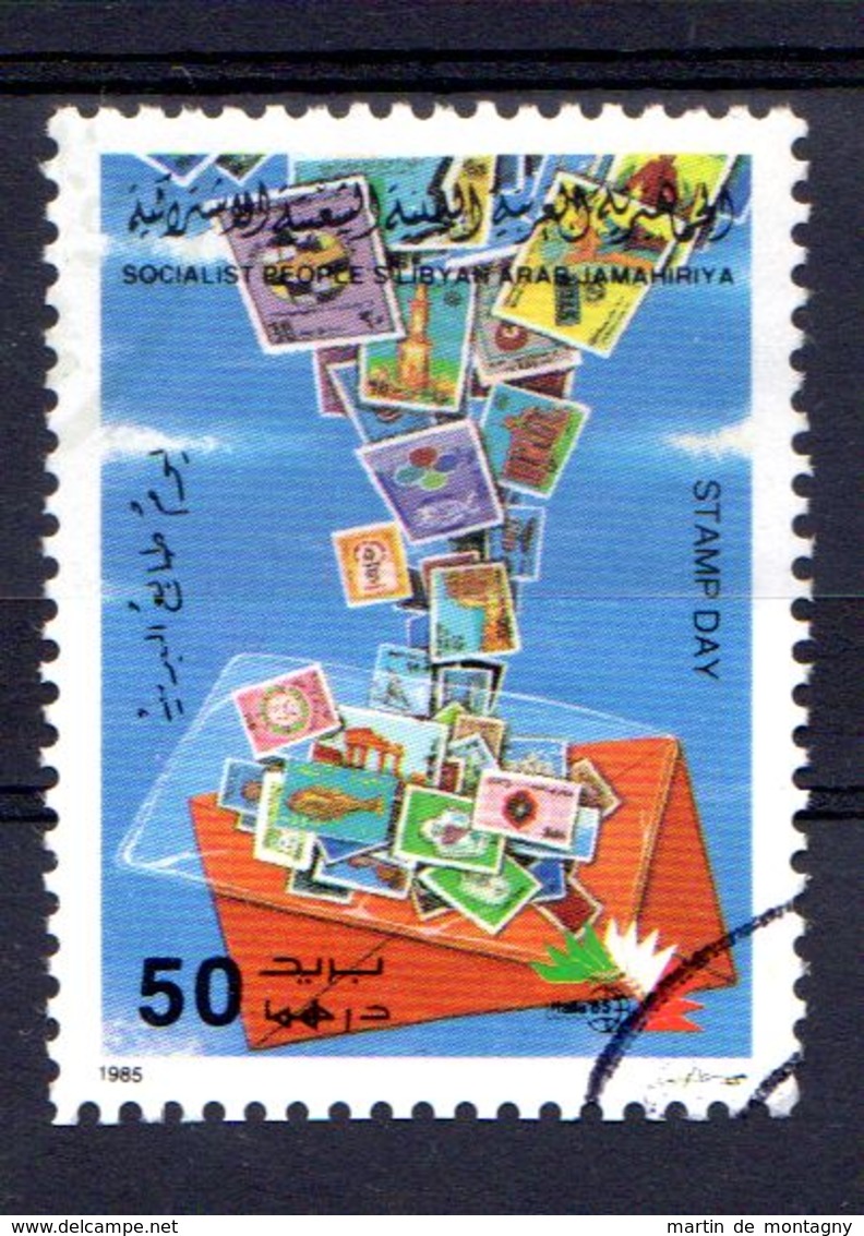 24.10.1985;  Journée Du Timbres,, Mi-Nr. 1616; Oblitéré,  Lot 51246 - Libye