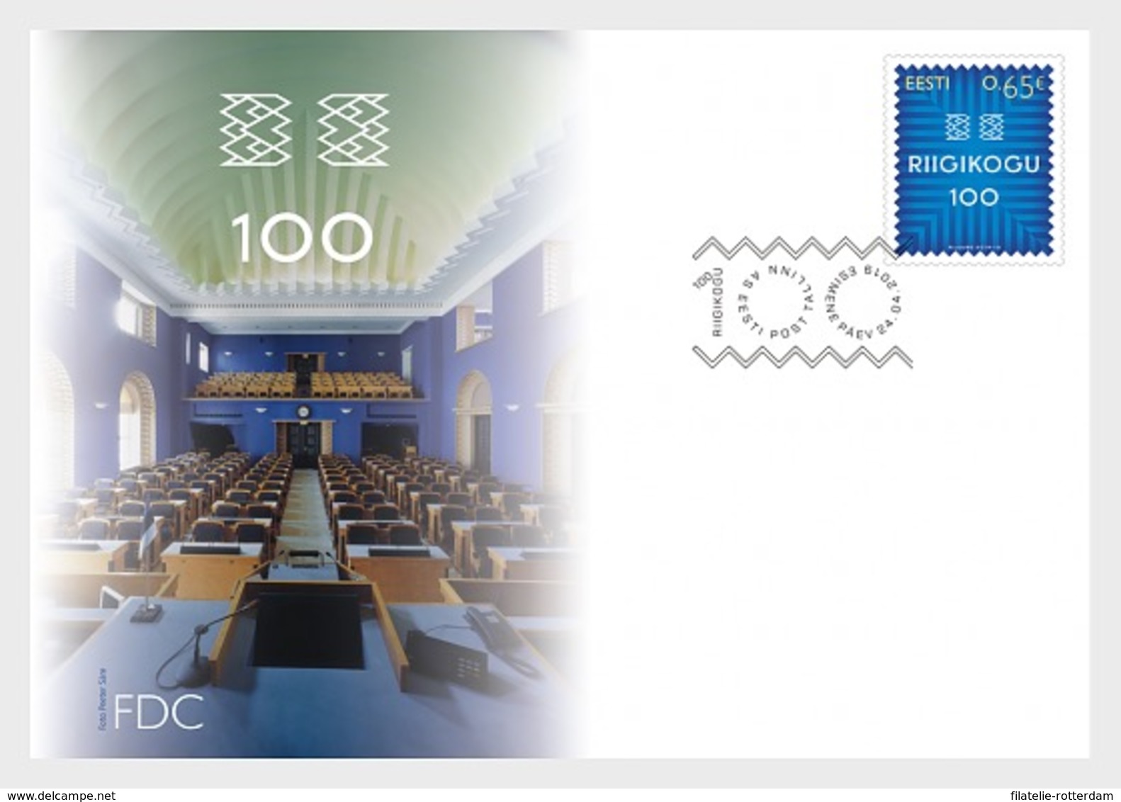 Estland / Estonia - Postfris/MNH - FDC Parlement 2019 - Estland