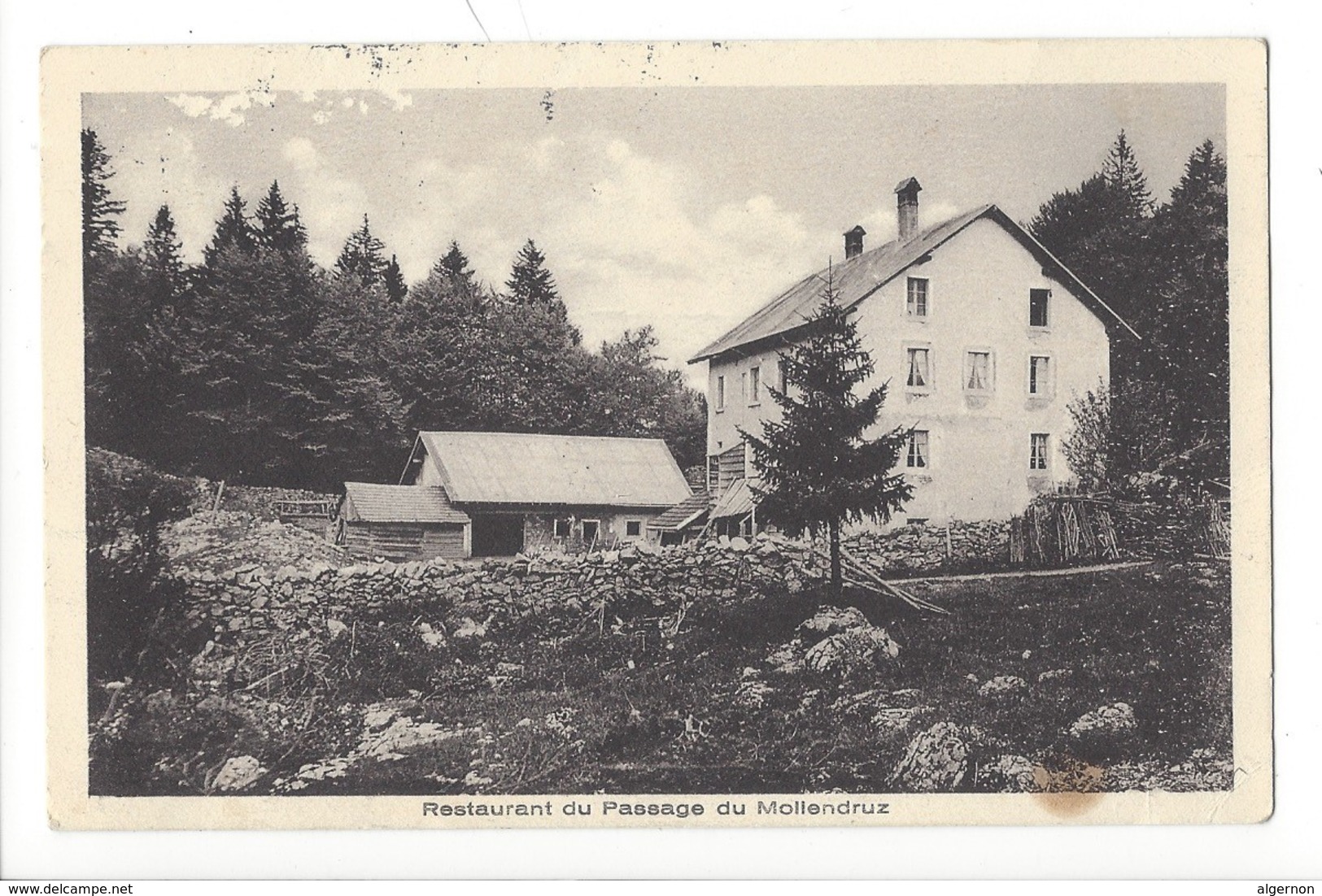 21845 - Vallée De Joux Restaurant Du Passage Du Mollendruz - Andere & Zonder Classificatie