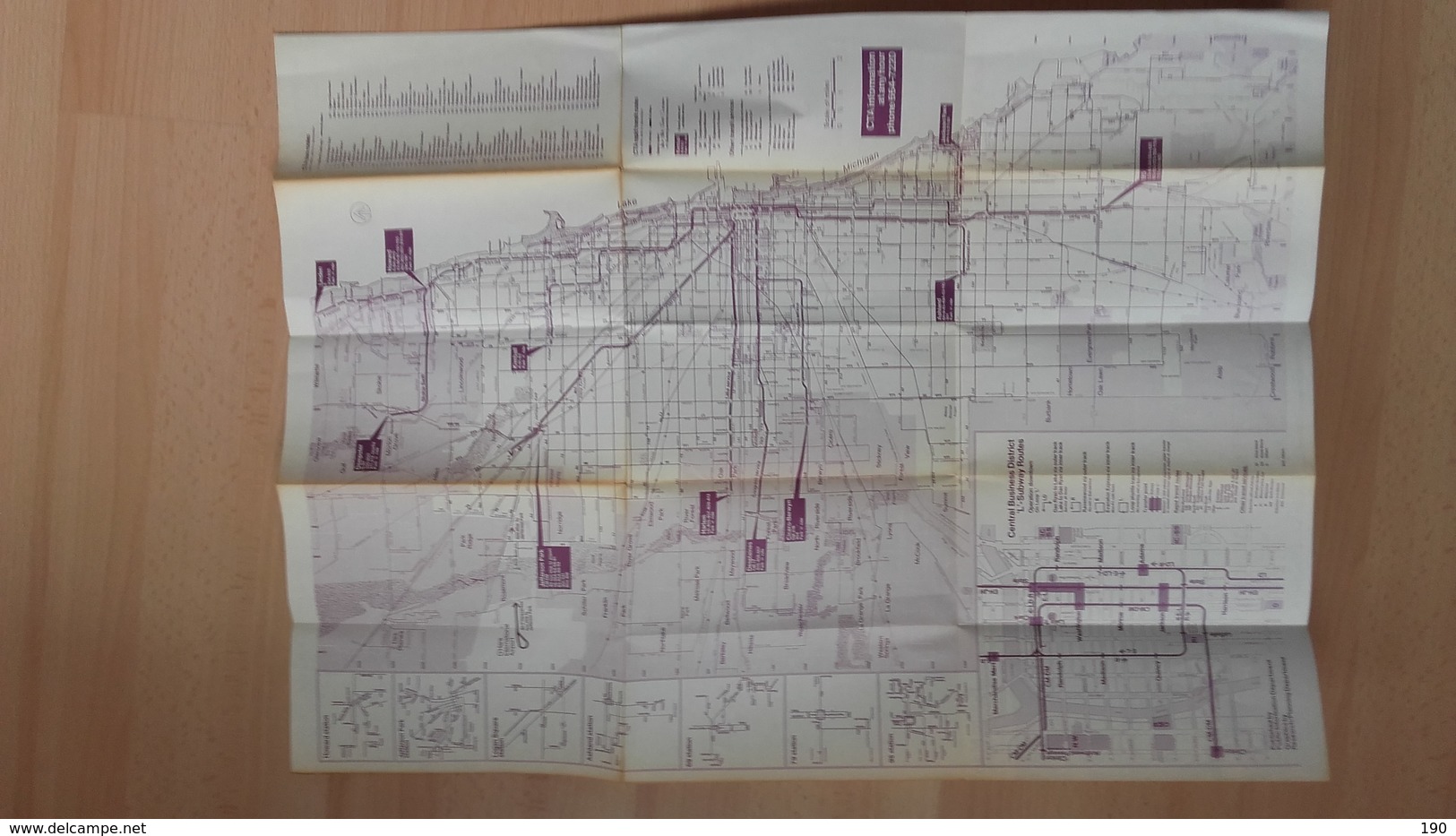 Route Map.Chicago Transit Autority - Mondo