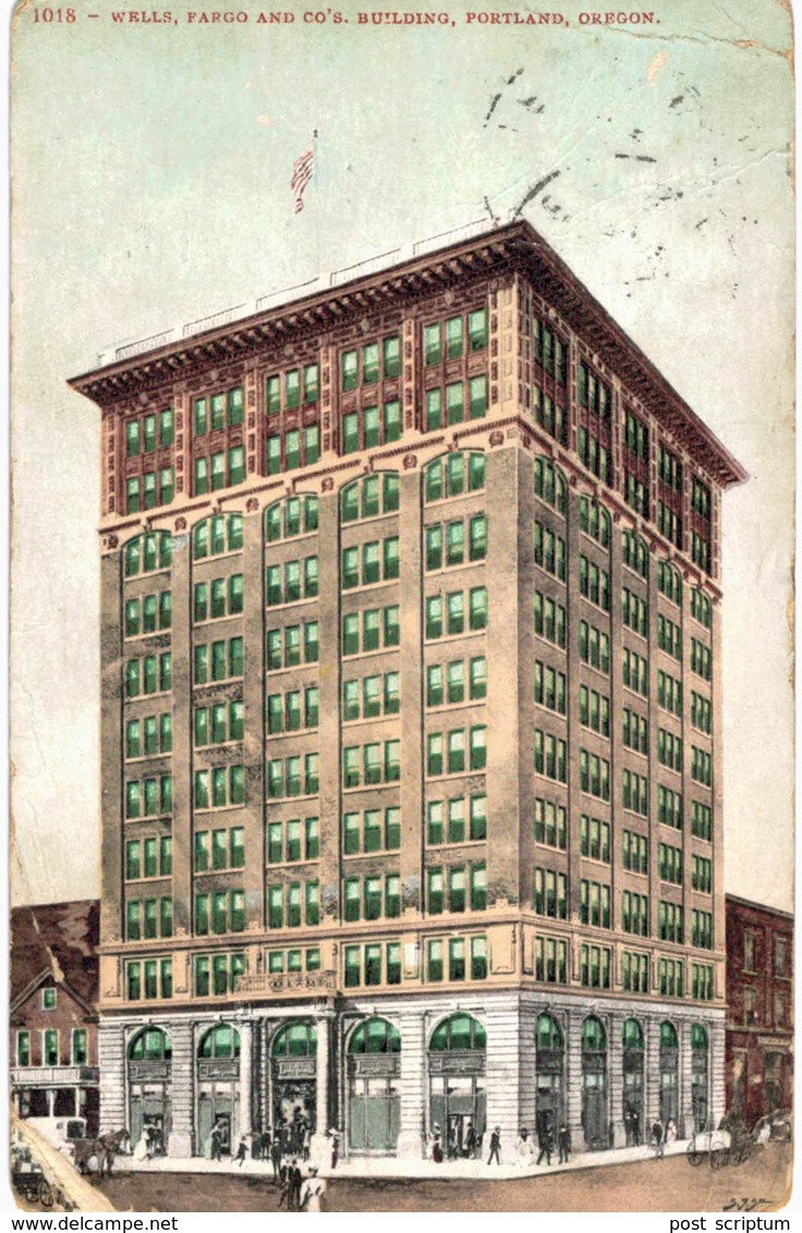 Amérique - Etats-unis - Portland - Wells, Fargo And Co's Building - Portland