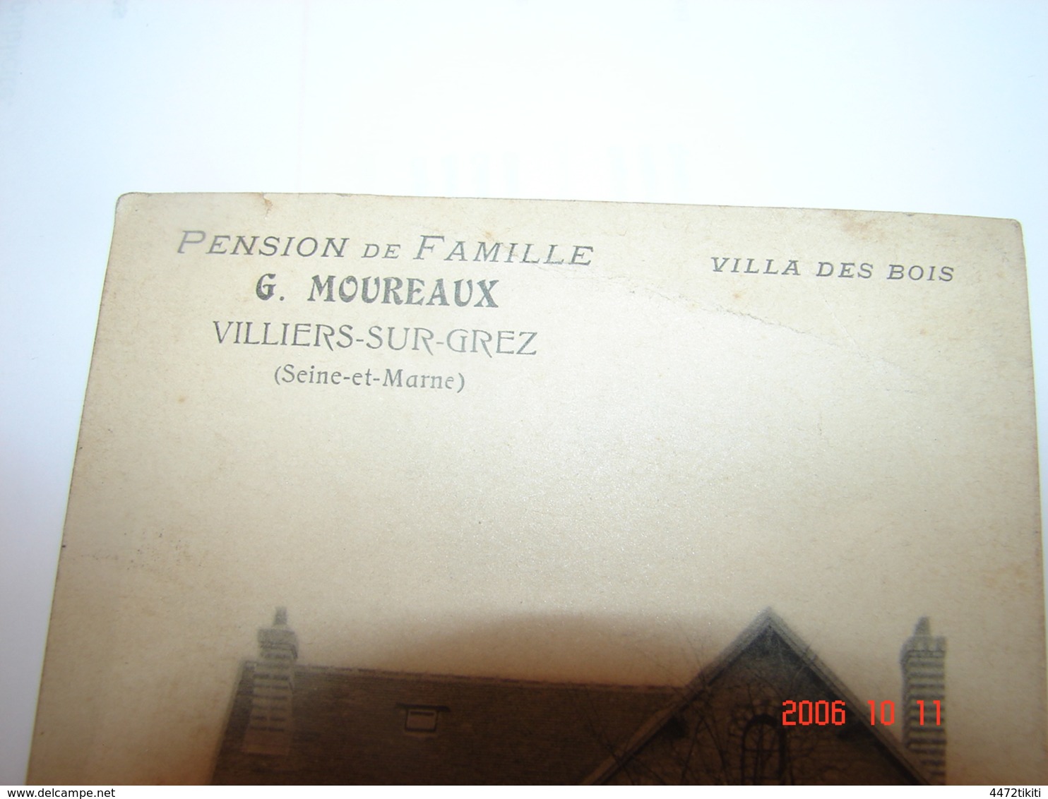 C.P.A.- Villiers Sous Ou Sur Grez (77) - Pension De Famille - Villa Des Bois - Maison G.Moureaux - 1910 - SUP (BH2) - Autres & Non Classés