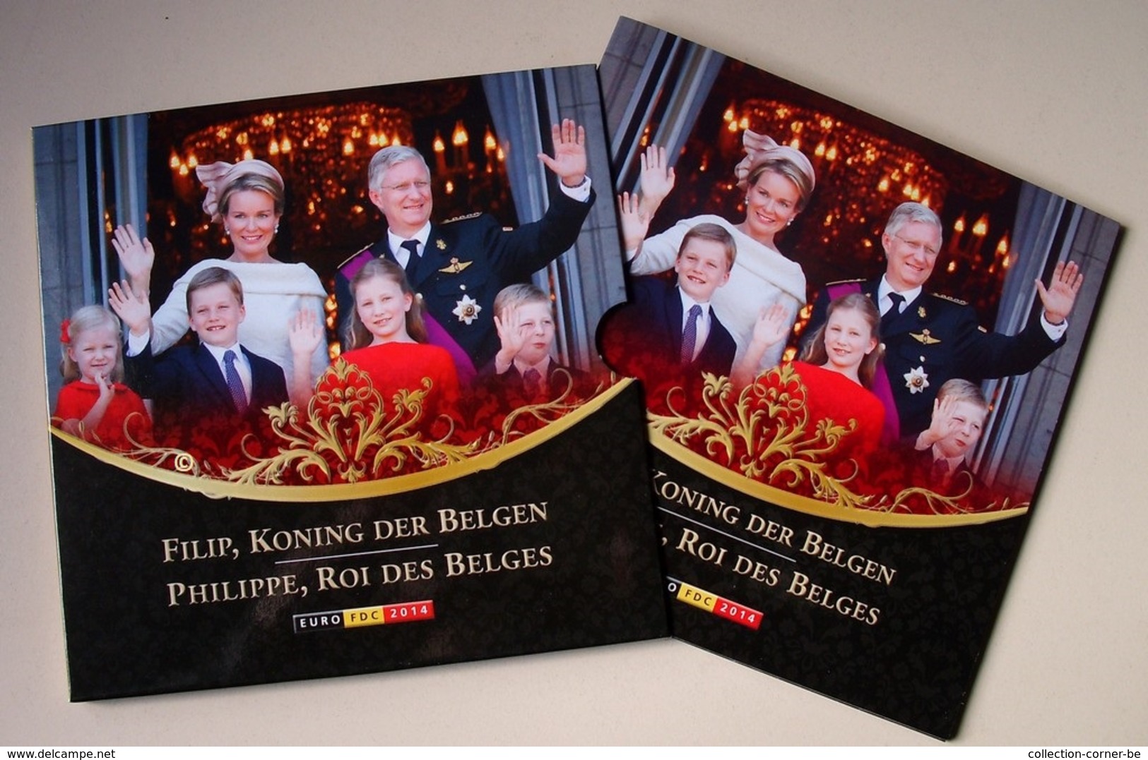 Belgie, euro set 2014, Filip koning der Belgen  FDC, van 1 cent tot 2 euro