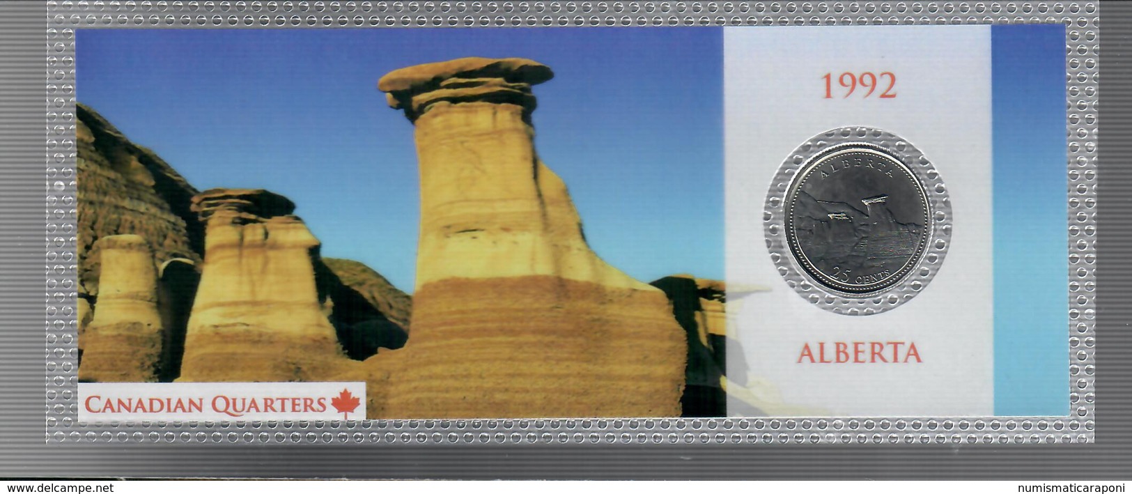 Canada 1992 1/4 $ Alberta - Canada