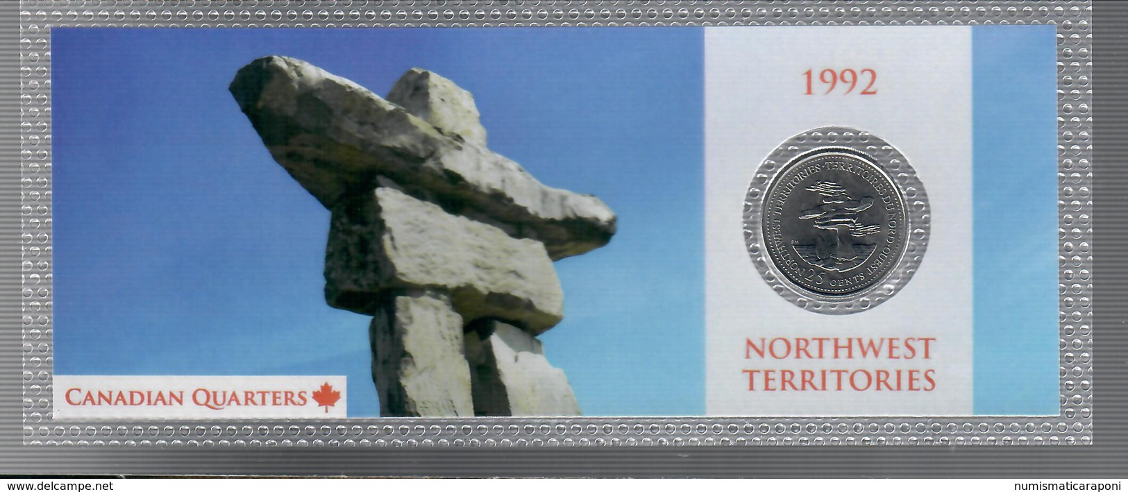 Canada 1992 1/4 $ Nortwest Territories - Canada