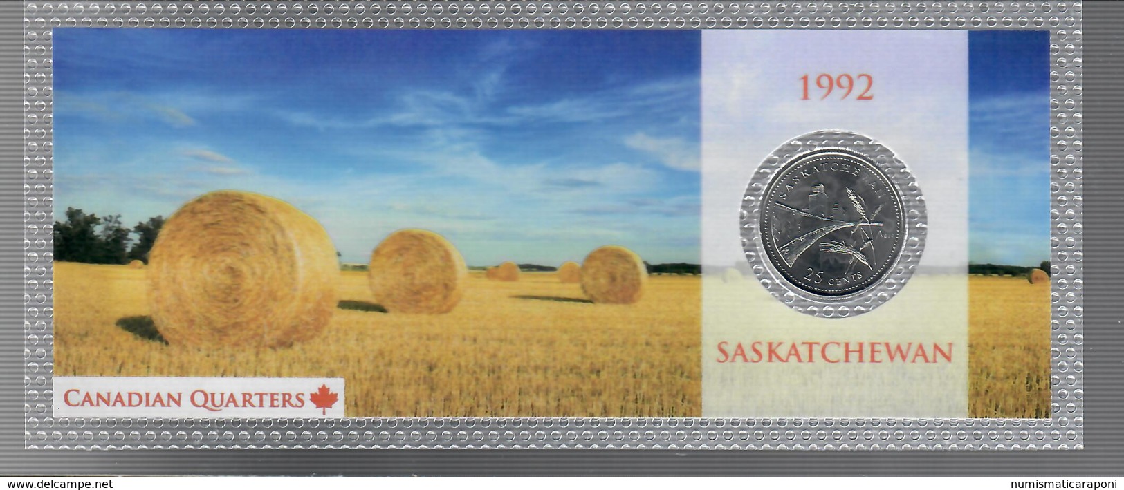 Canada 1992 1/4 $ Saskatchewan - Canada