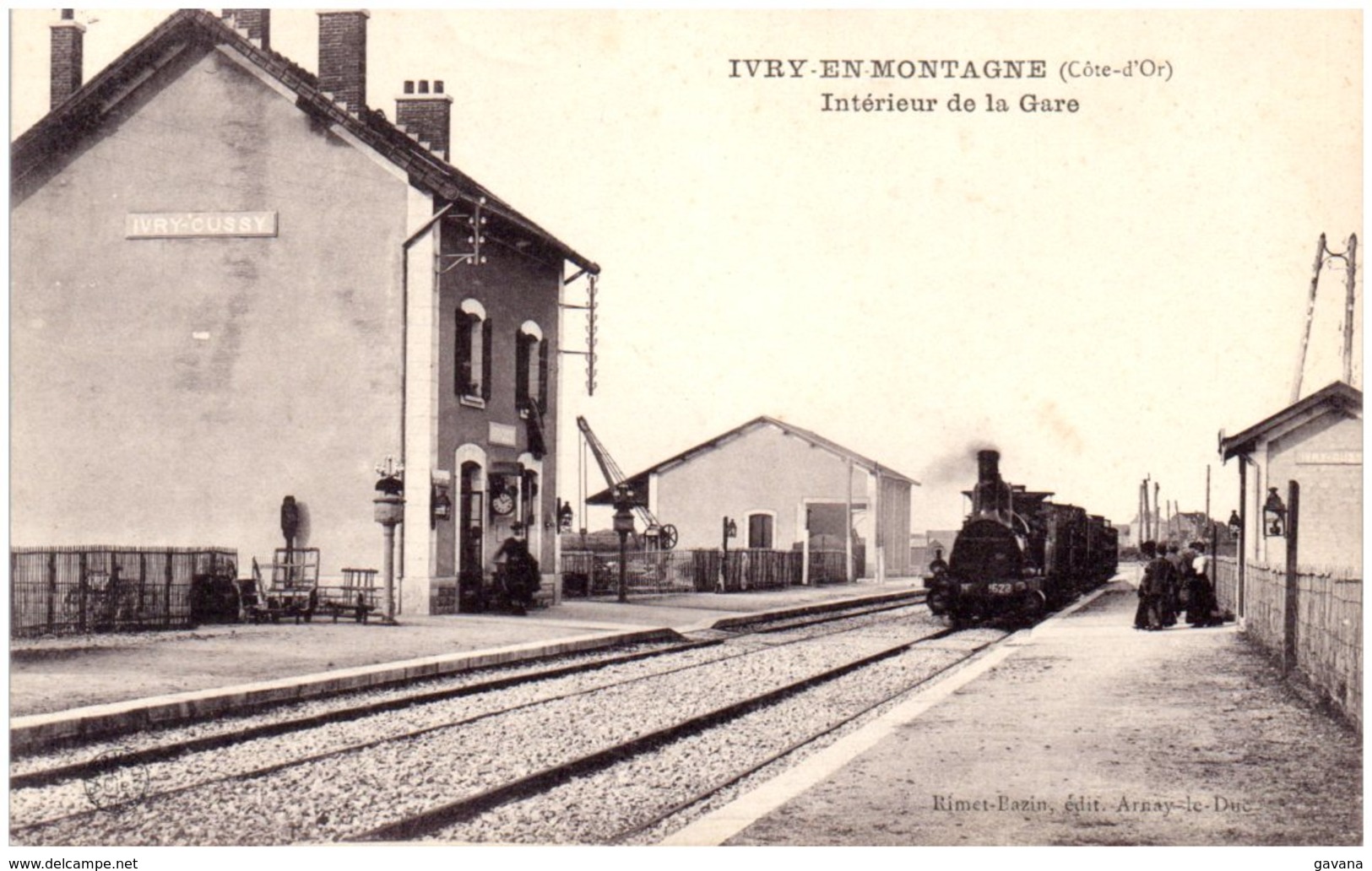 21 IVRY-en-MONTAGNE - Intérieur De La Gare - Autres & Non Classés