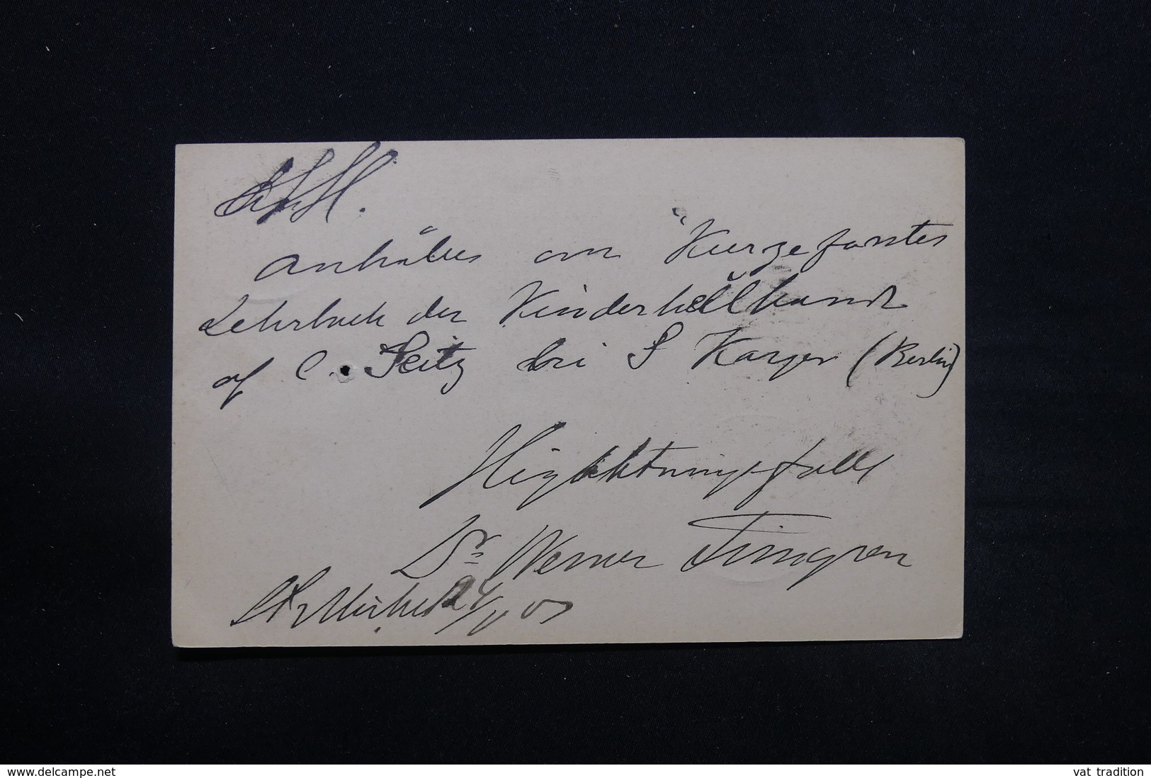 FINLANDE - Carte De Correspondance De Saint Michel En 1901 ( Administration Russe ) - L 28075 - Briefe U. Dokumente