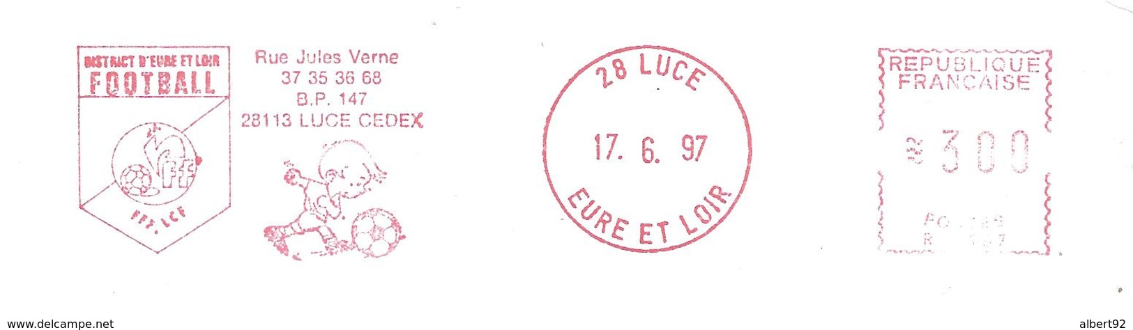 1997 EMA District D'Eure Et Loir De Football :Luce ; (n° R 787 ) - Storia Postale